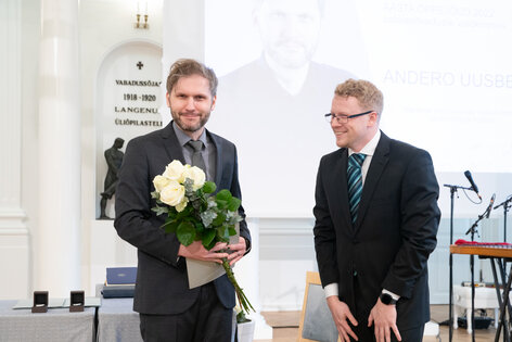 Aasta õppejõud sotsiaalteaduste valdkonnas on Andero Uusberg.